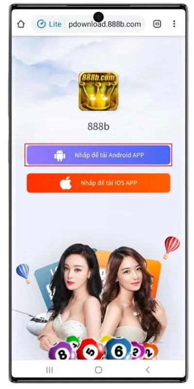 Các bước tải app 888BET trên điện thoại